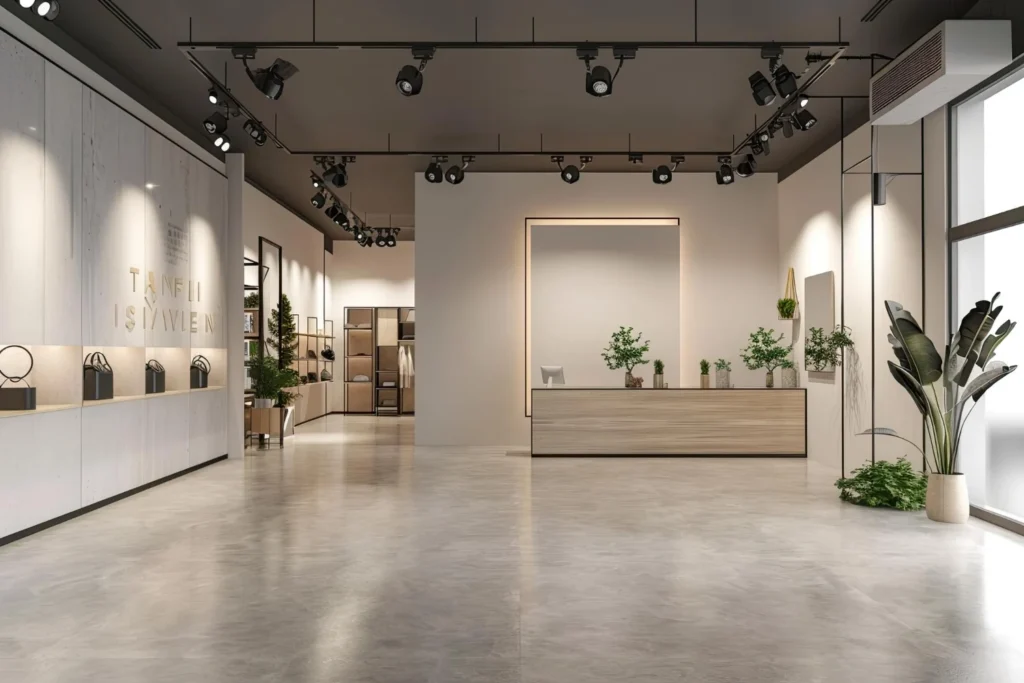 การแบ่งโซนโชว์รูม