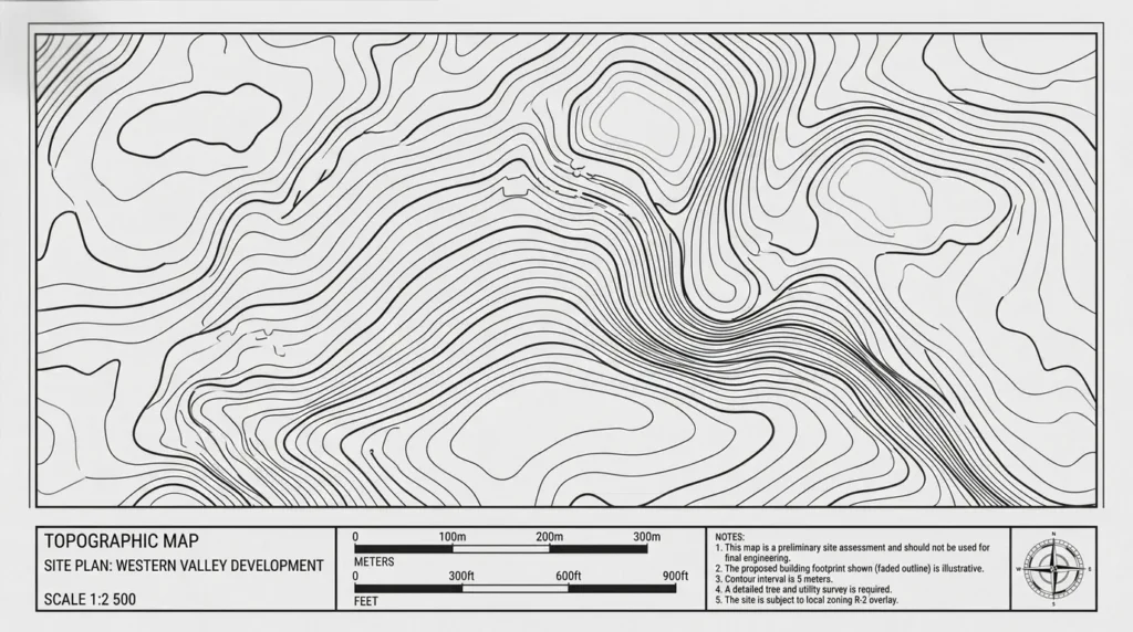 การใช้ Contour Line ในการวางผังโรงแรมรีสอร์ท