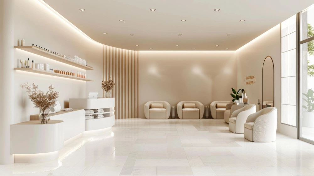 ออกแบบคลินิกเสริมความงามให้ดู Luxury