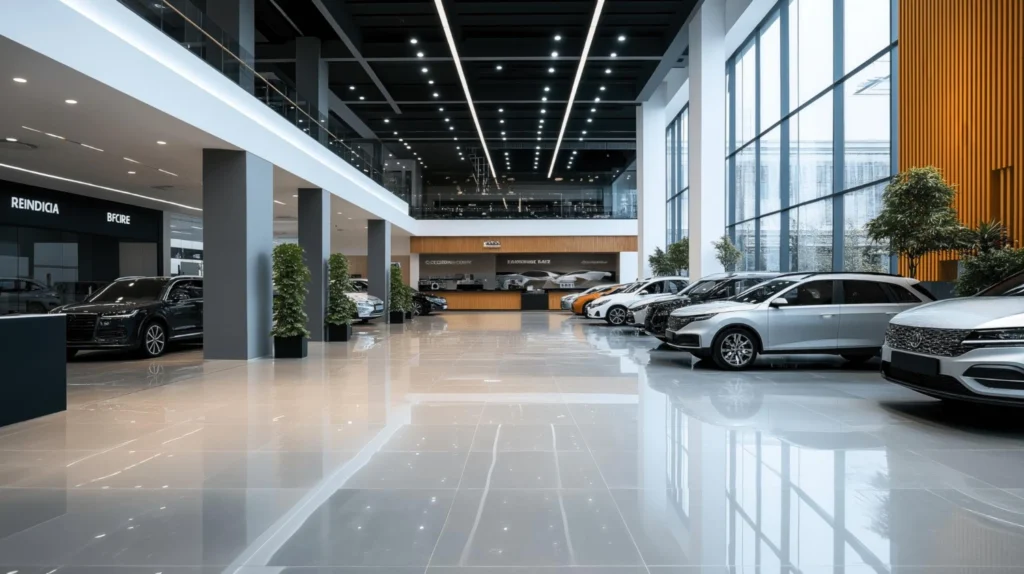 ออกแบบโชว์รูมรถยนต์ให้ดู Premium