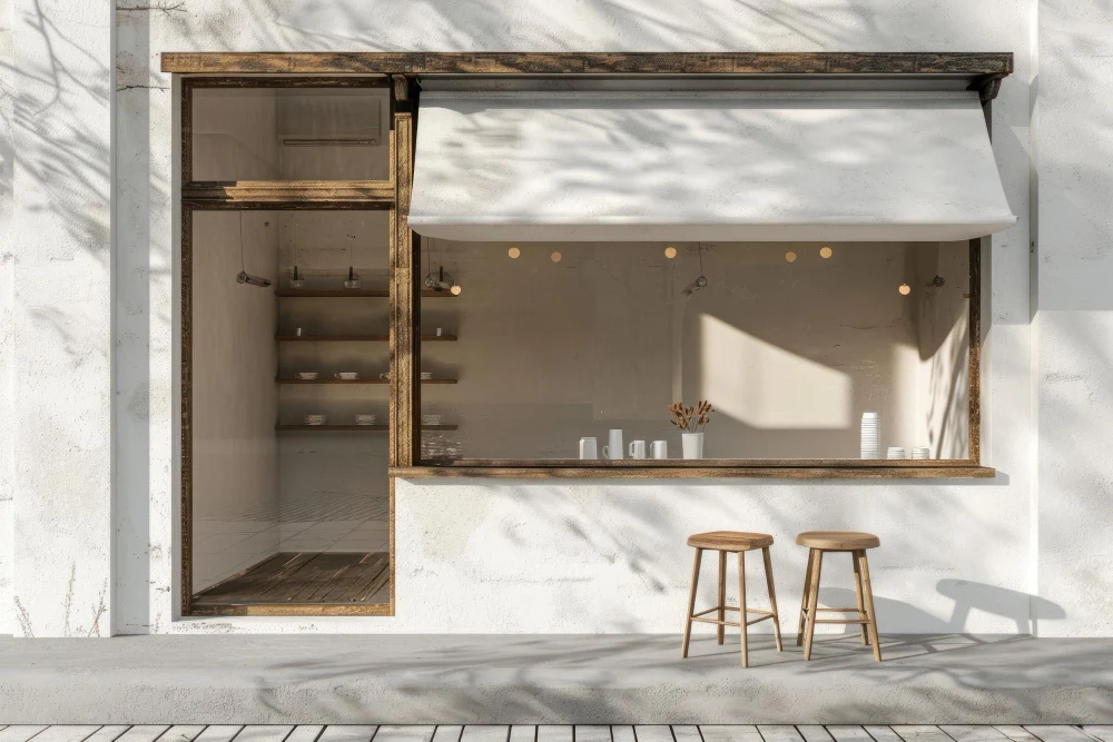 มินิมอลแบบ Takeaway Window