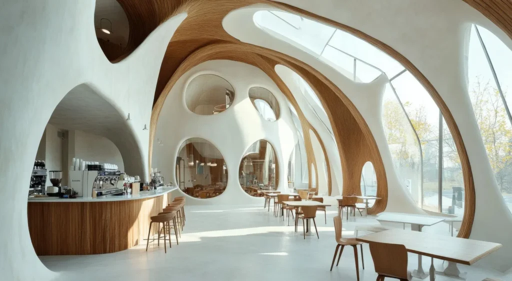 เทรนด์การออกแบบร้านกาแฟ