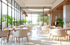 ออกแบบร้านอาหารสไตล์มินิมอล