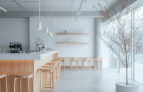 ไอเดียออกแบบร้านกาแฟสไตล์มินิมอล